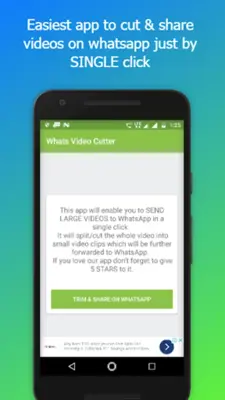 WhatsCut - Best Video Cut & Share App for WhatsApp android App screenshot 3